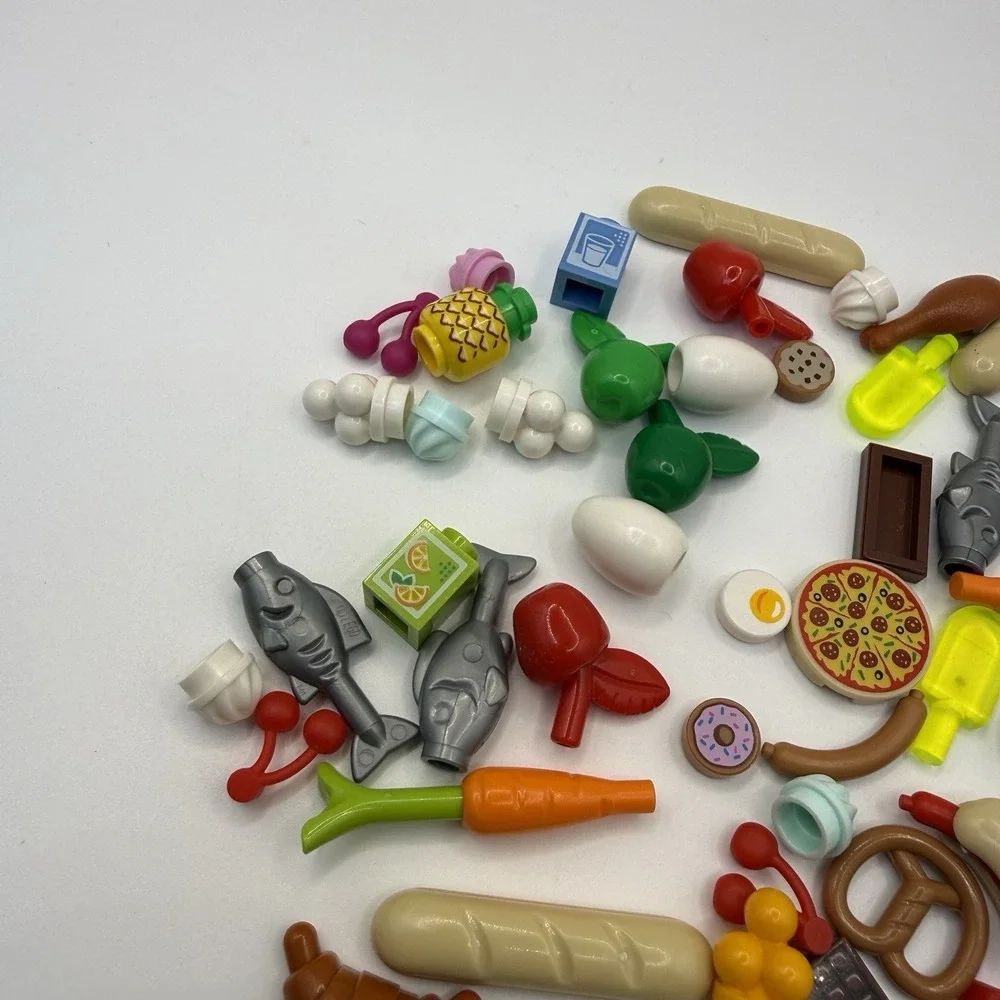 LEGO Piece Minifigs Friends Lego Food Accessories Lot of 50 pieces 005 - Picture 5 of 5